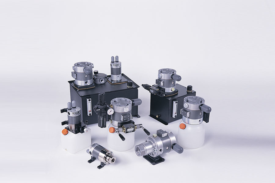 Pneumatic Driven Hydraulic Systems